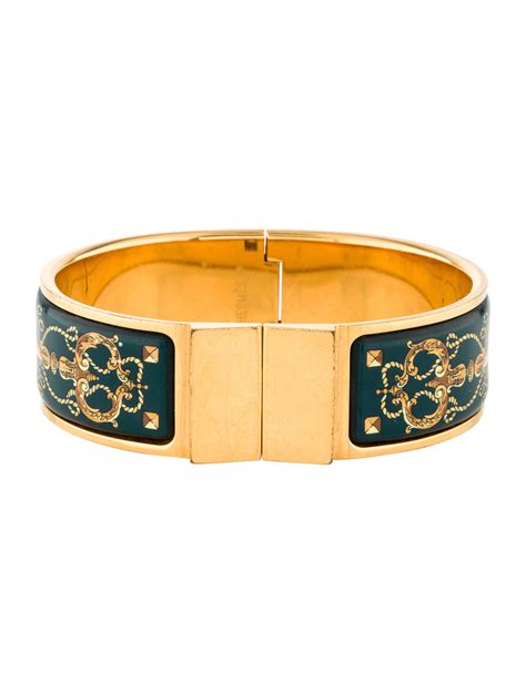 vintage Hermes enamel bracelet